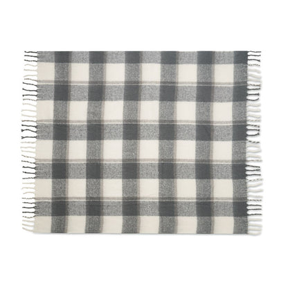 QUET - Manta de mohair a cuadros