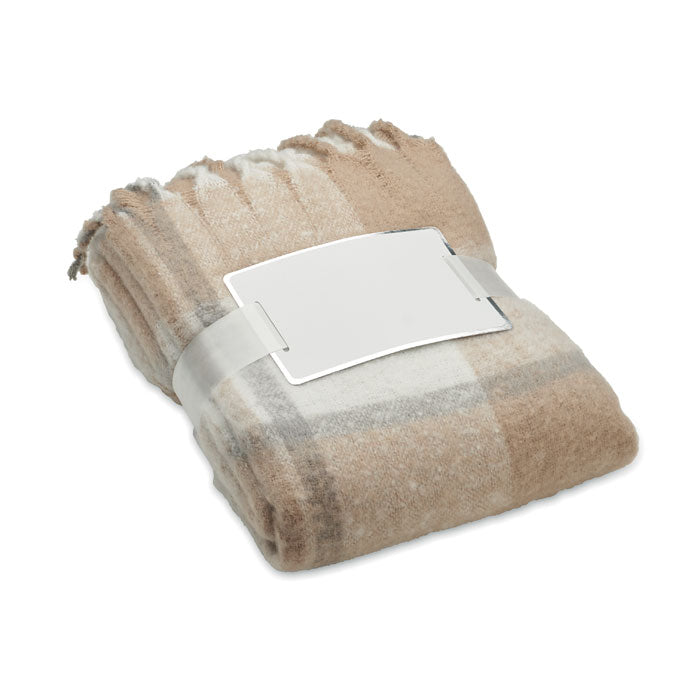QUET - Manta de mohair a cuadros