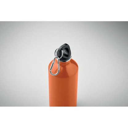 tapón con mosquetón y botella naranja
