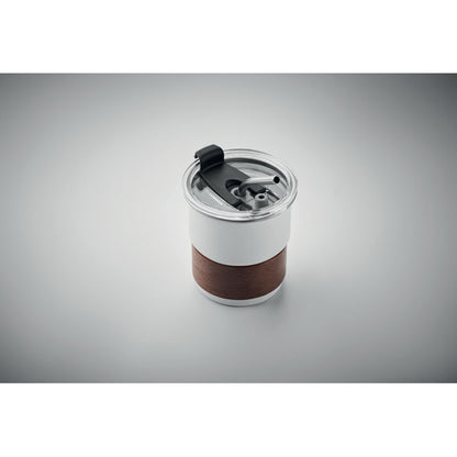 Vaso de pared simple con cuerpo metálico reciclado y accesorios eco