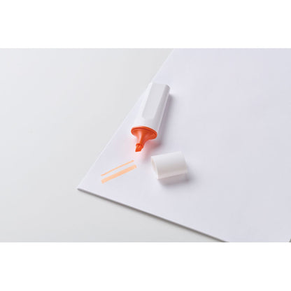  Marcador naranja flúor con logo impreso