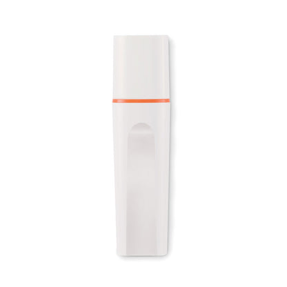  Marcador naranja flúor sobre base blanca