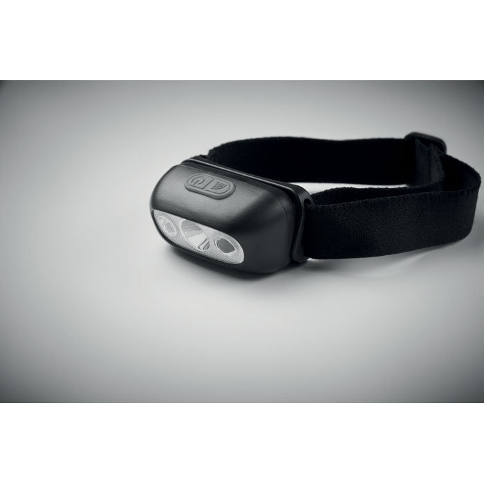 ELYDEE - Linterna frontal recargable con luces LED y cinta ajustable