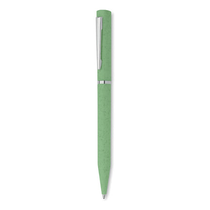 Bolígrafo de paja de trigo/ABS verde