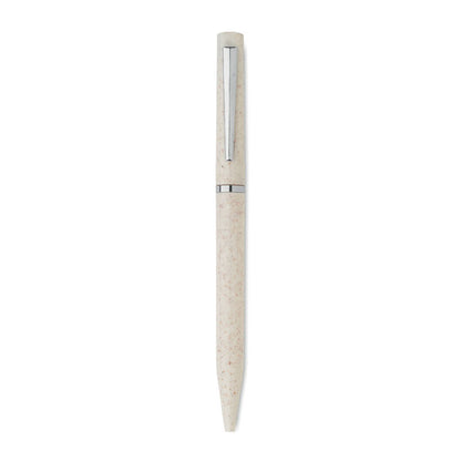 Bolígrafo de paja de trigo/ABS beige