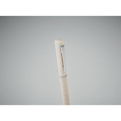 Bolígrafo de paja de trigo/ABS beige