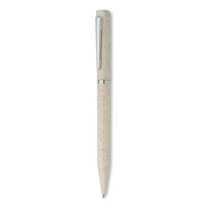 Bolígrafo de paja de trigo/ABS beige