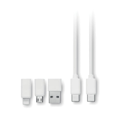 Conexiones USB blancas 