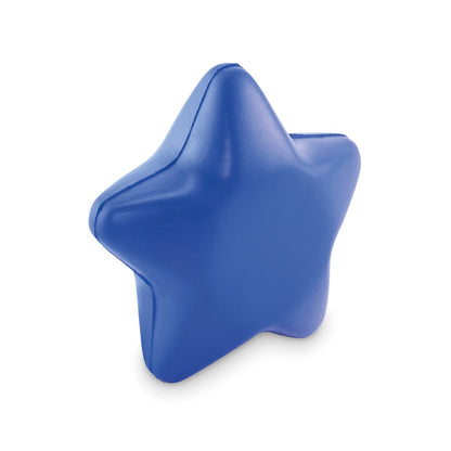 antiestres azul en forma de estrella