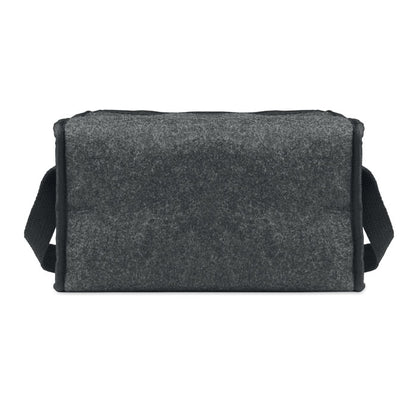 Parte trasera de nevera para 6 latas de fieltro gris