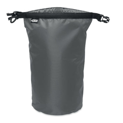 Vista completa de bolsa estanca gris