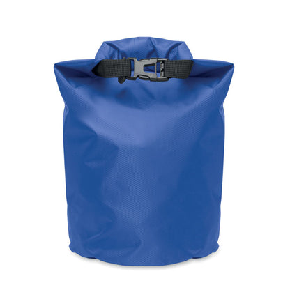 Vista general de bolsa estanca azul