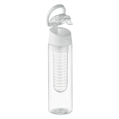  Botella RPET transparente con infusor de fruta