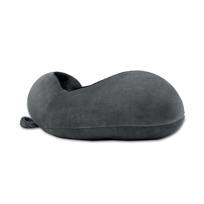 Perfil de almohada de viaje gris