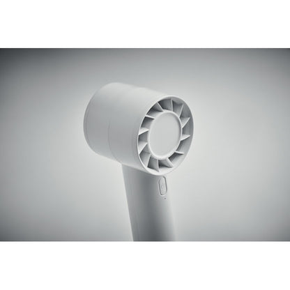 Detalle de parte superior de ventilador portátil