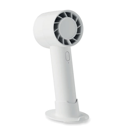 Ventilador portátil de escritorio con soporte para móvil