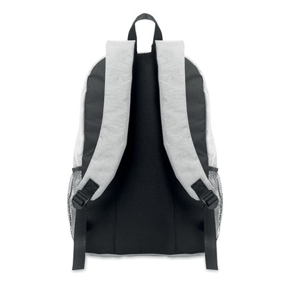 Asas acolchadas blancas de mochila de deporte