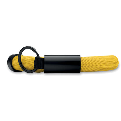 Llavero pulsera flotante amarilla