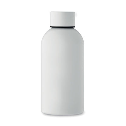 Botella de acero blanca inox. reciclado