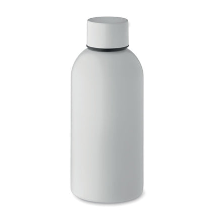 Botella de acero negro inox. reciclado