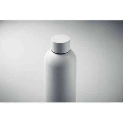 Botella grande blanca de acero inox.