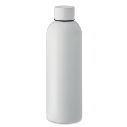 Botella grande blanca de acero inox.