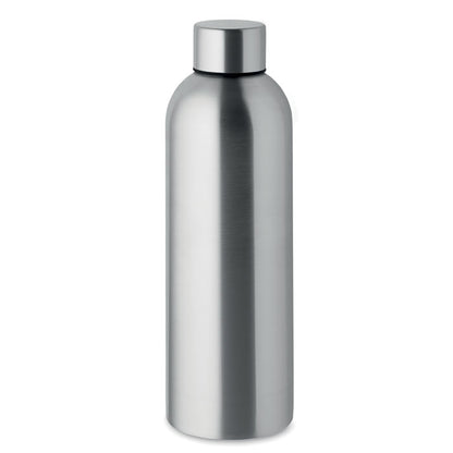Botella tumbada de acero inox blanca