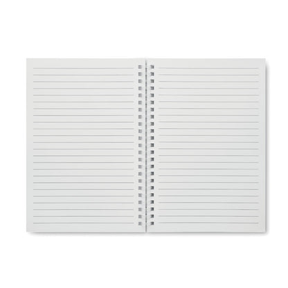 Libreta A5 con espiral y hojas rayadas