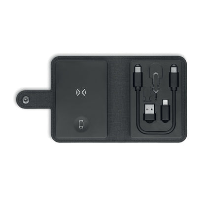 Estuche de set de cables abierto
