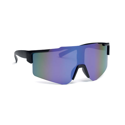 Gafas deportivas con lentes azules de espejo