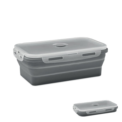 Taper plegable de silicona gris 