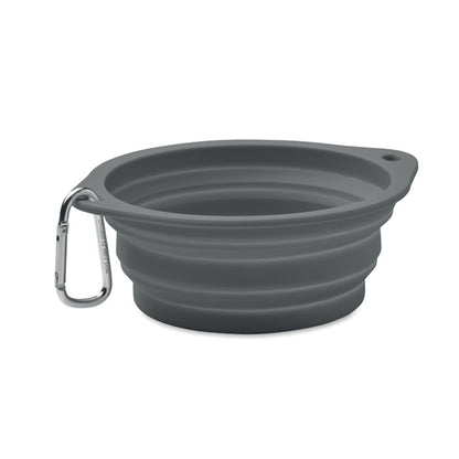 Bebedero de mascotas plegable gris
