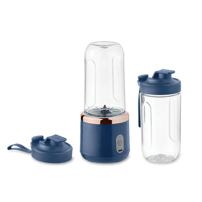 Licuadora portátil con dos vasos y tapa para los vasos