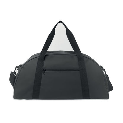 Bolsa negra de deporte con asas y bolsillo