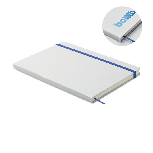 ROUTE WHITE - Libreta A5 con tapa de cartón