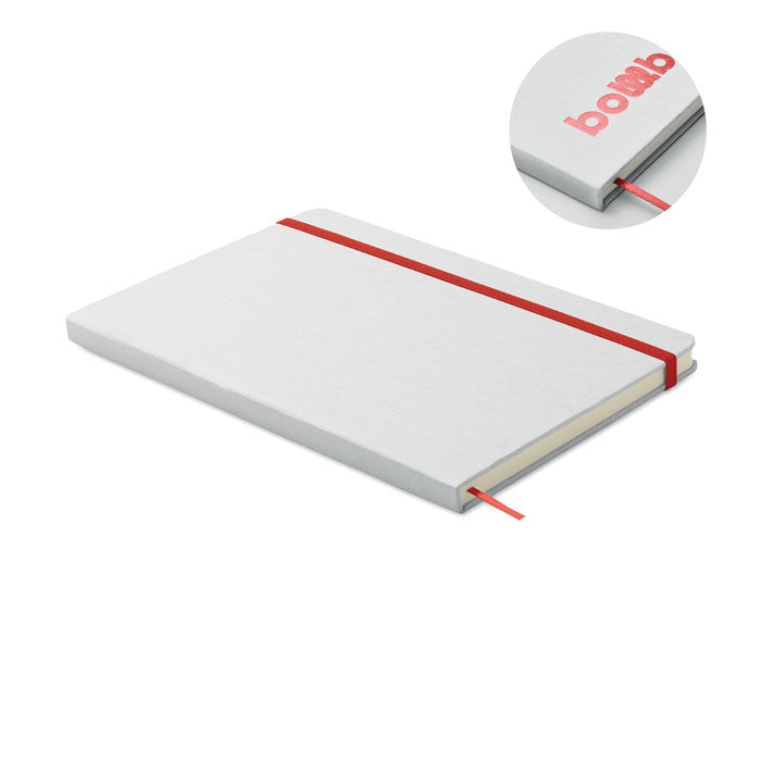 ROUTE WHITE - Libreta A5 con tapa de cartón
