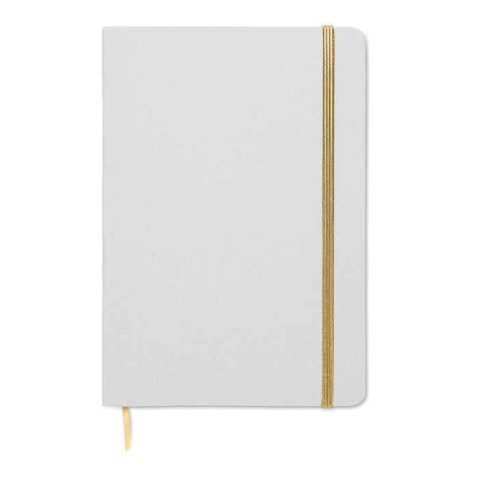 ROUTE WHITE - Libreta A5 con tapa de cartón