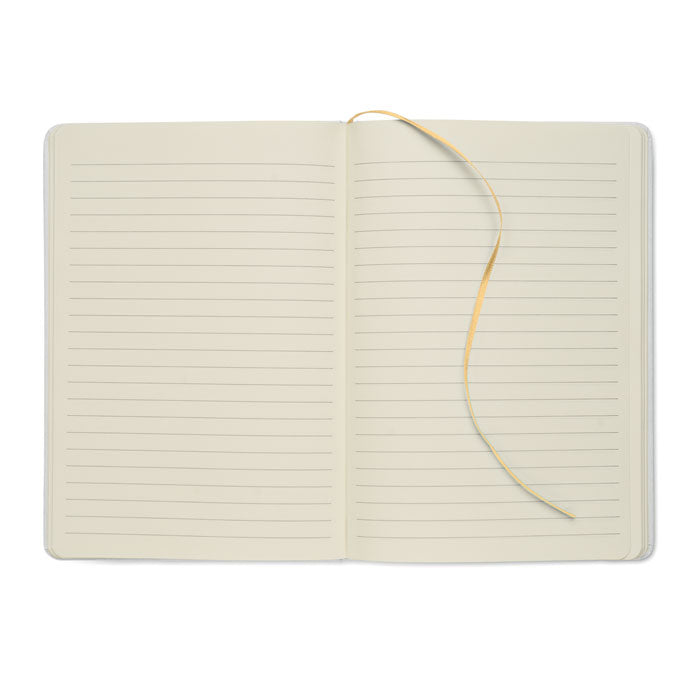 ROUTE WHITE - Libreta A5 con tapa de cartón