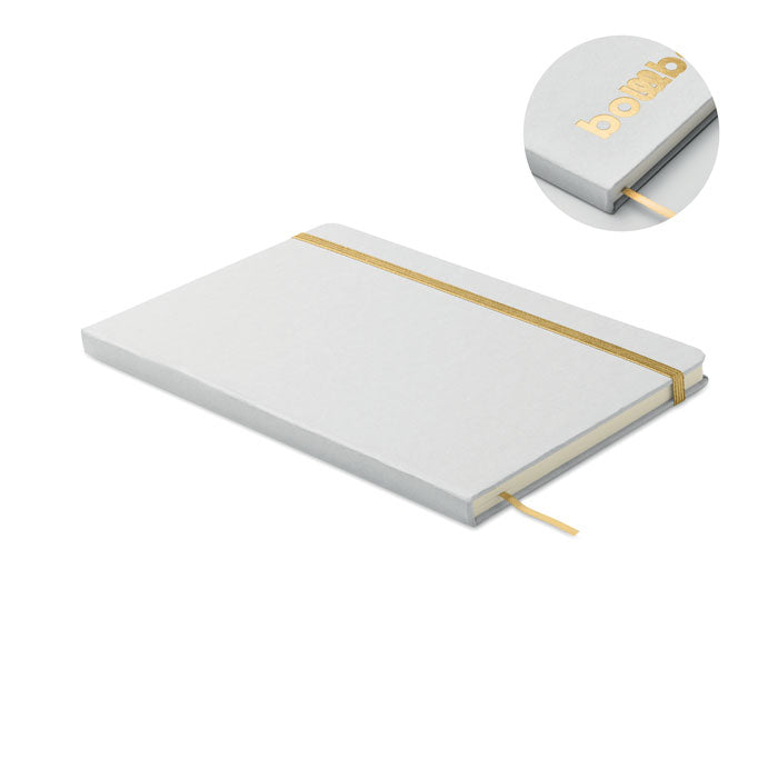 ROUTE WHITE - Libreta A5 con tapa de cartón