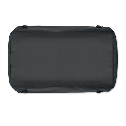 Parte inferior de bolsa de deporte negra