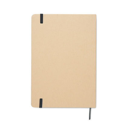 Contraportada de libreta A5 con tapas de cartón 