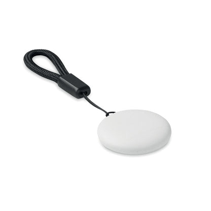 Vista laterala superior de localizador blanco inteligente