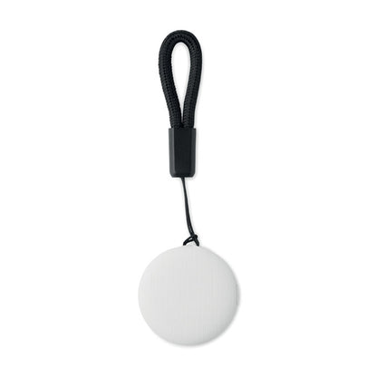 Vista frontal de localizador blanco inteligente