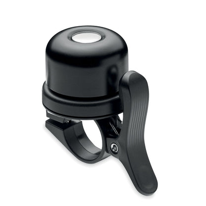 Timbre negro de bicicleta con localizador