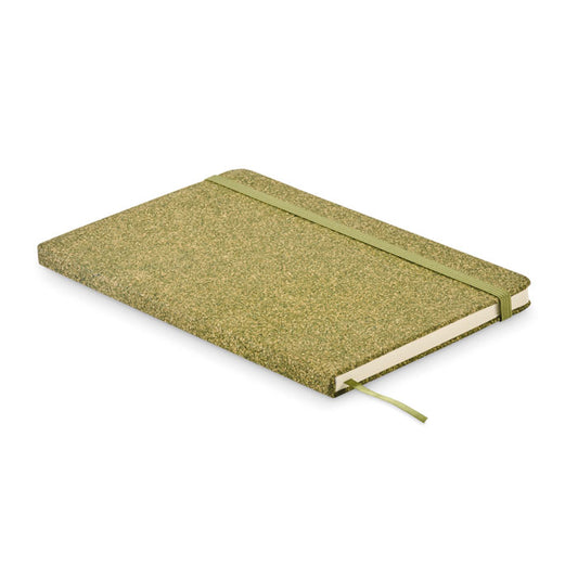 LIbreta A fabricada en pososo de Té verde