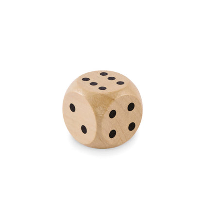 Dado mediano de madera