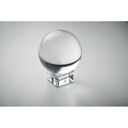 Visa lateral de trofeo con forma de bol de vidrio con base