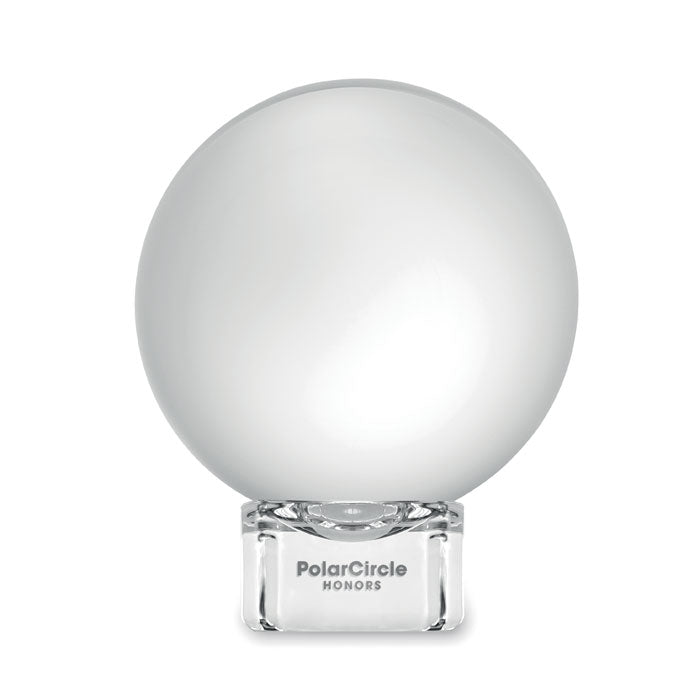 GLASSWARD - Premio redondo de cristal