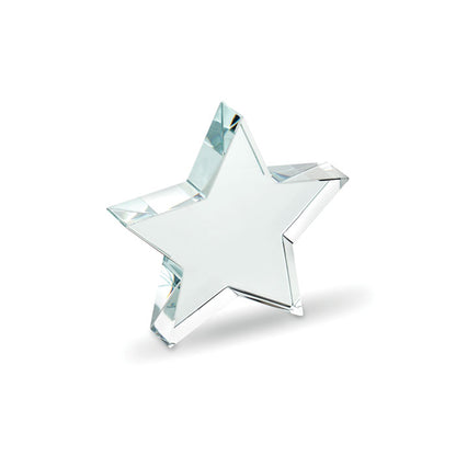 Estrella de cristal de pie