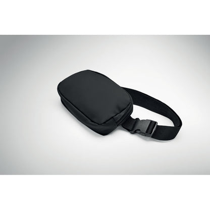 Bandolera negra con cinta de ajuste